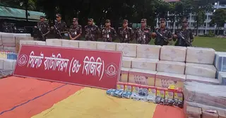 সীমান্তে বড় সাফল্য: সিলেট-সুনামগঞ্জে ৬ কোটি টাকার ভারতীয় চোরাই পণ্য জব্দ
